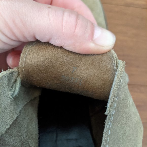 J Crew Suede Bootie Wedges with Gum Soles - Picture 7 of 8